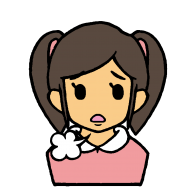 女の子(困)